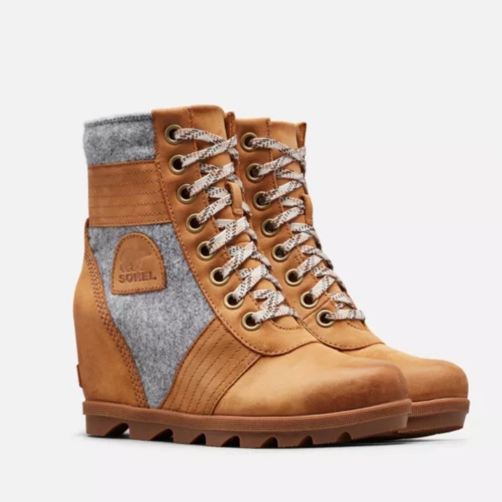 NEW SOREL WOMEN’S LEXIE  WEDGE BOOT - Picture 5 of 14